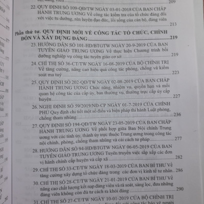 Quy định về tiếp nhận đơn thư giám sát xử lý kỷ luật tổ chức đảng, đảng viên vi phạm chỉnh đốn và xây dựng đảng