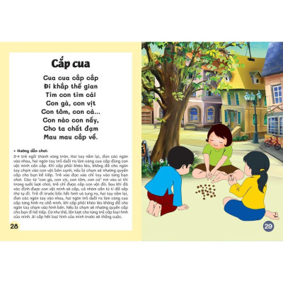 Sách - Đồng Dao Cho Bé - Các Trò Chơi Dân Gian - Các Câu Hát Vè Dân Gian - Bé Từ 3 Đến Trở Lên - Việt Thư