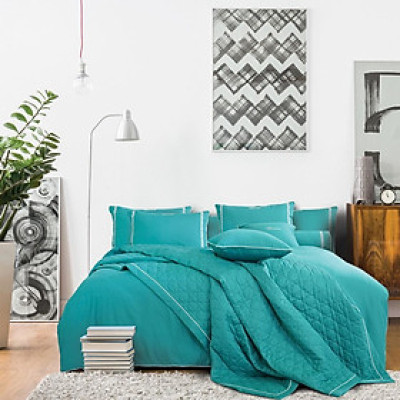 Bộ ga chun chần Everon ESM22015 ( 01 Ga chun chần + 02 Vỏ gối 45x65)