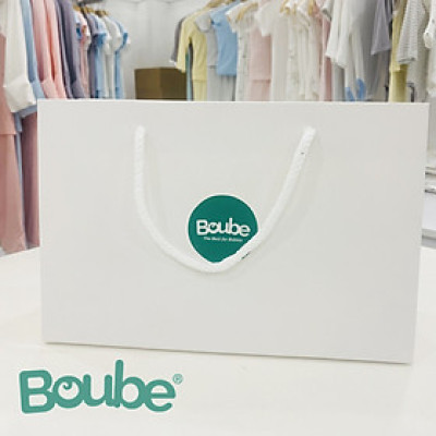 Hộp quà tặng, túi giấy Boube dành cho bạn khi tặng quà cho các bé, thích hợp từ 2 bộ quần áo, phụ kiện