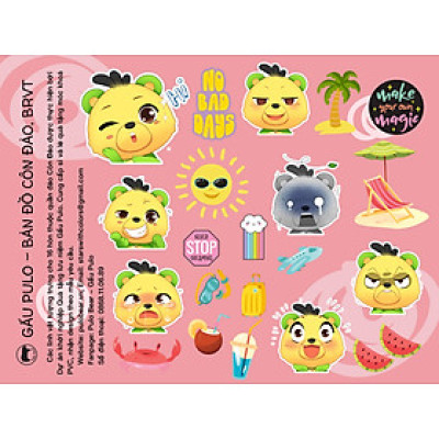 Bộ Sticker Pulo Bear