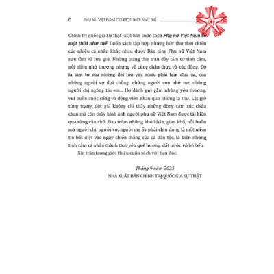 Phụ nữ Việt Nam có một thời như thế (bản in 2024)