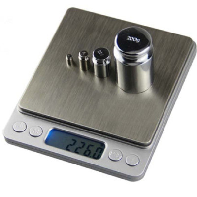 Cân điện tử tiểu li mini 500gr-0.01gr i-2000