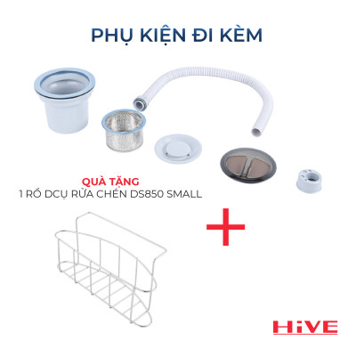 KỆ BỒN RỬA CHÉN INOX DJUS850