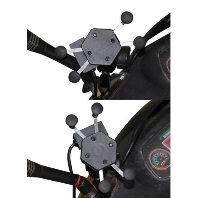 Giá Đỡ Điện Thoại Gắn Xe Mái Kèm Cổng Sạc USB – Siêu Chắc, Dùng Mọi Dòng Máy, đèn ốp trần