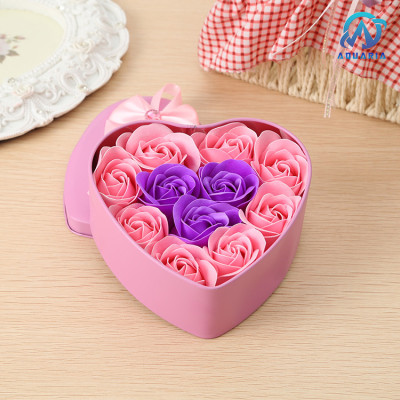 Hộp Quà Tặng Sáp Thơm Hoa Hồng Hình Trái Tim Ý Nghĩa Quà Tặng Dành Cho Người Thương
