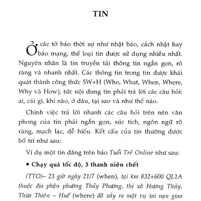 Viết Báo & Theo Đuổi Sự Kiện