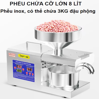 Máy ép dầu ăn thực vật thế hệ mới thương hiệu Mỹ Septree K39 - Công suất 1350W - Hàng chính hãng (Bảo Hành 1 Năm)
