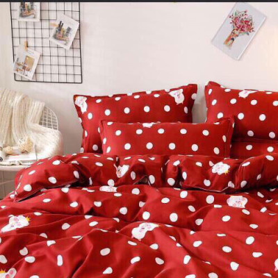 Bộ ga và vỏ chăn cotton Sweet Love VSL1024 ( 5 món )