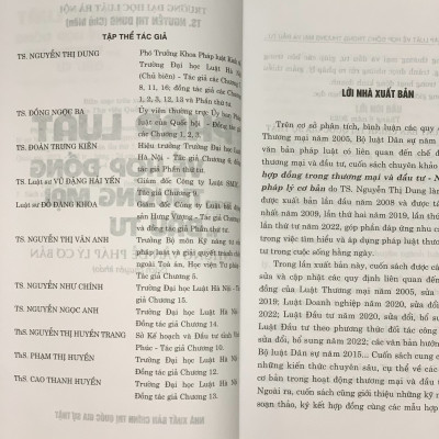 Sách - Pháp Luật Về Hợp Đồng Trong Thương Mại Đầu Tư – Những Vấn Đề Pháp Lý Cơ Bản
