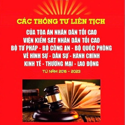 Combo 3 cuốn Các Thông Tư Liên Tịch + Các Nghị Quyết Của Hội Đồng Thẩm Phán Tòa Án Nhân Dân Tối Cao 