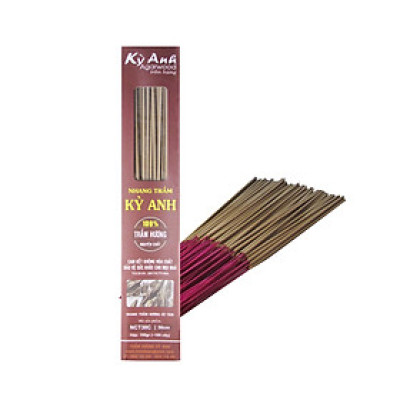 Nhang Trầm Hương Kỳ Anh Hộp 100 cây Dài 30cm NCT30C-100c 