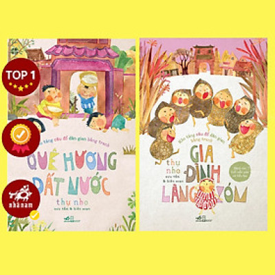 Sách - Bộ Kho tàng câu đố dân gian bằng tranh (Trọn bộ 02 cuốn) - Nhã Nam Official