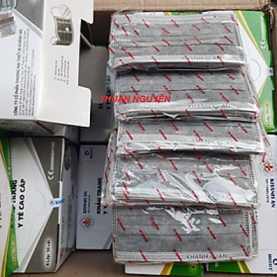 Khẩu trang y tế 4 lớp Khánh An mẫu mới SMS kháng khuẩn cao cấp