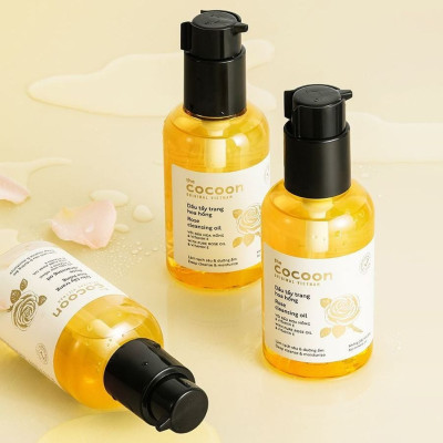 Dầu Tẩy Trang Hoa Hồng Cocoon Thuần Chay 140ml 