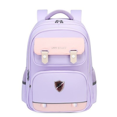 SUN EIGHT - 22200 Balo học sinh Cấp 1 siêu nhẹ, chống gù, chống thấm nước, cặp sách học sinh tiểu học