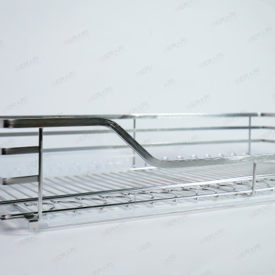 {Hàng chính hãng} Kệ xoong nồi nan dẹt Gerari chất liệu Inox bóng cao cấp