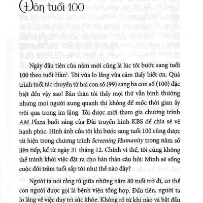 Sống Trăm Năm Và Tôi Nhận Thấy…