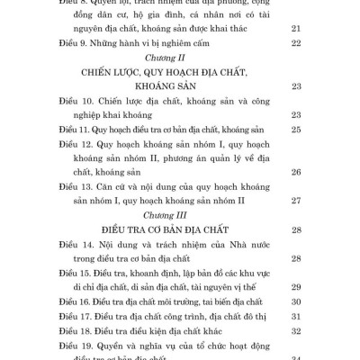 Luật địa chất và khoáng sản năm 2024 - bản in 2025