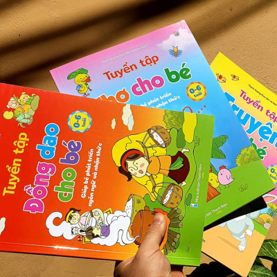 Sách Tuyển Tập Truyện, Thơ, Đồng Dao Cho Bé 0-6 Tuổi Giúp Bé Phát Triển Ngôn Ngữ Và Giao Tiếp