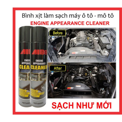 Bình Xịt Rửa Máy Ô Tô AIBO Hiệu Năng Vượt Trội: Vệ Sinh Han Gỉ, Dầu Nhớt, Làm Mới Lóc Máy – Phụ Kiện Chăm Sóc Xe Hơi Mẫu Mới