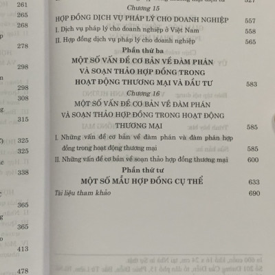 Pháp luật về hợp đồng trong thương mại và đầu tư