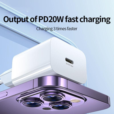 Sạc Nhanh Pisen Quick - Mr White USB-C 20W