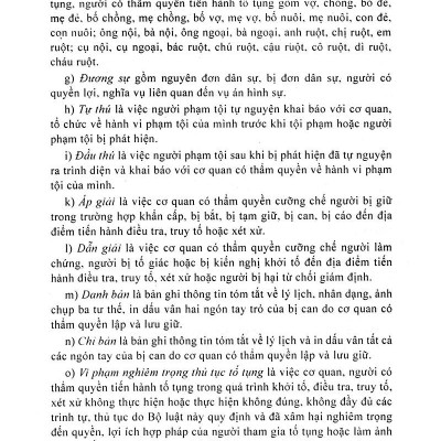Bộ Luật Tố Tụng Hình Sự Của Nước Cộng Hoà Xã Hội Chủ Nghĩa Việt Nam (2016)
