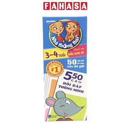 Sách - Nhà Thông Thái 3-4 tuổi - Dành Cho Mẫu Giáo Bé (Tái Bản 2024)