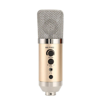 SOAIY Microphone Thu Âm Live Stream MK-F400USB - Kết nối qua cổng USB - Hàng Nhập Khẩu