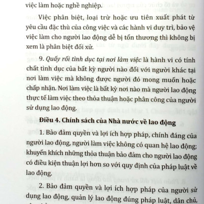 Bộ Luật Lao Động Của Nước Cộng Hòa Xã Hội Chủ Nghĩa Việt Nam (Áp Dụng Từ Ngày 01-01-2021)