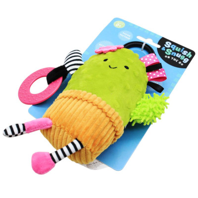 Móc Treo Nhồi Bông Cây Xương Rồng - Squish And Snugg On The Go Cactus