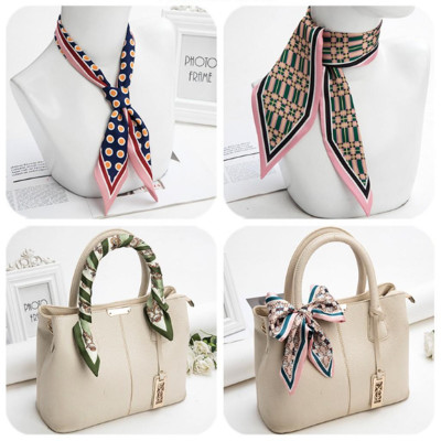  Khăn lụa quấn túi và trang trí túi xách 6x90cm