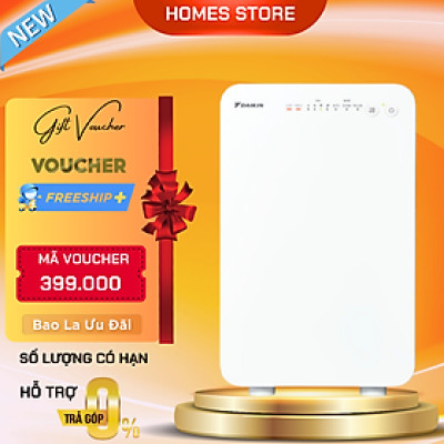 Máy Lọc Không Khí Daikin MC40UVM6 Công nghệ Streamer 3C Lõi Lọc Tuổi Thọ Lên Đến 10 Năm, Diệt Khuẩn Và Lọc Sạch 99,97% Bụi Bẩn Diện Tích Sử Dụng 30 m2, Công Suất 23W - Hàng Chính Hãng