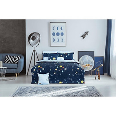 Bộ ga gối EVERON Modal Vũ trụ EPM23063 hiện đại, ngộ nghĩnh nhiều kích thước