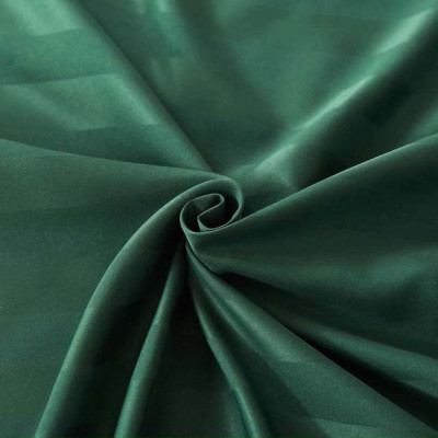 Bộ Ga Gối Cotton Kẻ 3F Lidaco Chuyên Dụng Cho Homestay, Khách Sạn - Xanh Lá