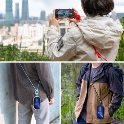 CrossBody PhoneTie 3-Card Holder hàng chính hãng Bone