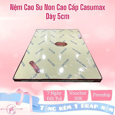 Nệm Cao Su Non American Đủ Size Từ 1m-2.2m Với Độ Dày 5cm - Tặng Kèm Drap Nệm