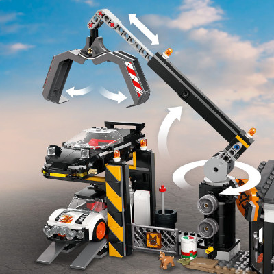 LEGO CITY 60472 Đồ Chơi Lắp Ráp Bãi Phế Liệu Ô Tô (871 chi tiết)