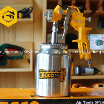 BỘ DỤNG CỤ DÙNG KHÍ 5 MÓN INGCO AKT0051-3 - HÀNG CHÍNH HÃNG