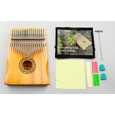 Đàn Kalimba 17 Phím – Thumbs Piano Gỗ Tự Nhiên | Sử Dụng Ngón Tay Gảy Âm Nhẹ Nhàng