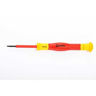 Tua vít nhỏ chính xác T10 * 50mm cách điện 1000V VDE SATA 63903