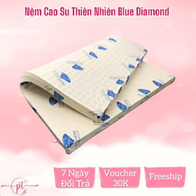 Nệm Cao Su Thiên Nhiên Blue Diamond Latex 1m Đến 1m8 Đủ Size  Dày 10cm