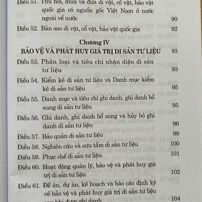 Luật Di Sản Văn Hoá Năm 2024