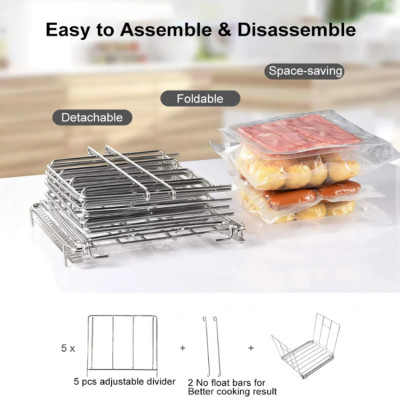 Máy nấu chậm Sous Vide BioloMix SV-1900, thế hệ thứ 3, công suất 1200W, tiêu chuẩn chống nước cao IPX7 - Hàng chính hãng, bảo hành 24 tháng