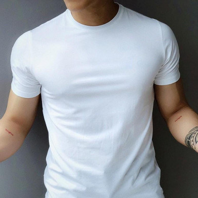 Áo Thun 100% Cotton Dày Mịn Co Dãn 4 Chiều Thoáng Mát Thấm Hút Mồ Hôi