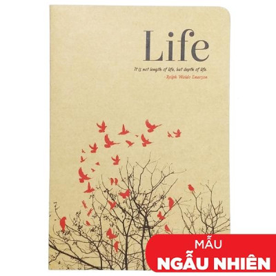 Combo 5 Tập Sinh Viên Life - Kẻ Ngang 200 Trang ĐL 70g/m2 - FAHASA (Mẫu Màu Giao Ngẫu Nhiên)