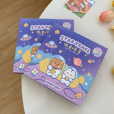 Sét 100 Sticker miếng dán tập vỡ kute trang trí văn phòng phẩm - HENRRYSA