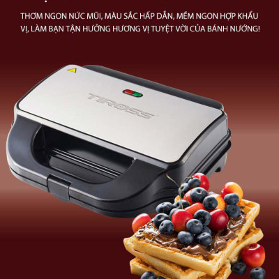 Kẹp nướng sandwich 3 in 1 Tiross TS9655 (900W) - Hàng chính hãng
