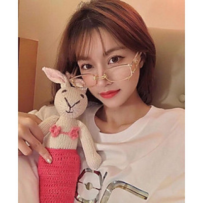 Kính xinh, Kính Mắt vuông Trong suốt cao cấp Phong cách Hàn Quốc